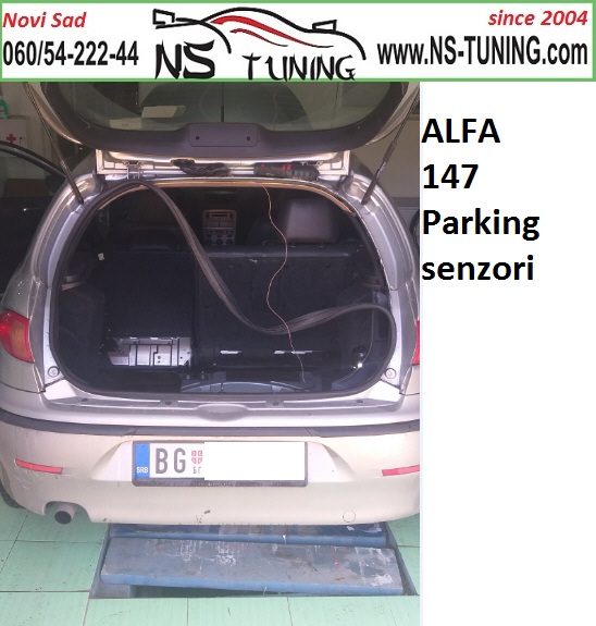 alfa 147 ugradnja parking senzora novi sad ns tuning